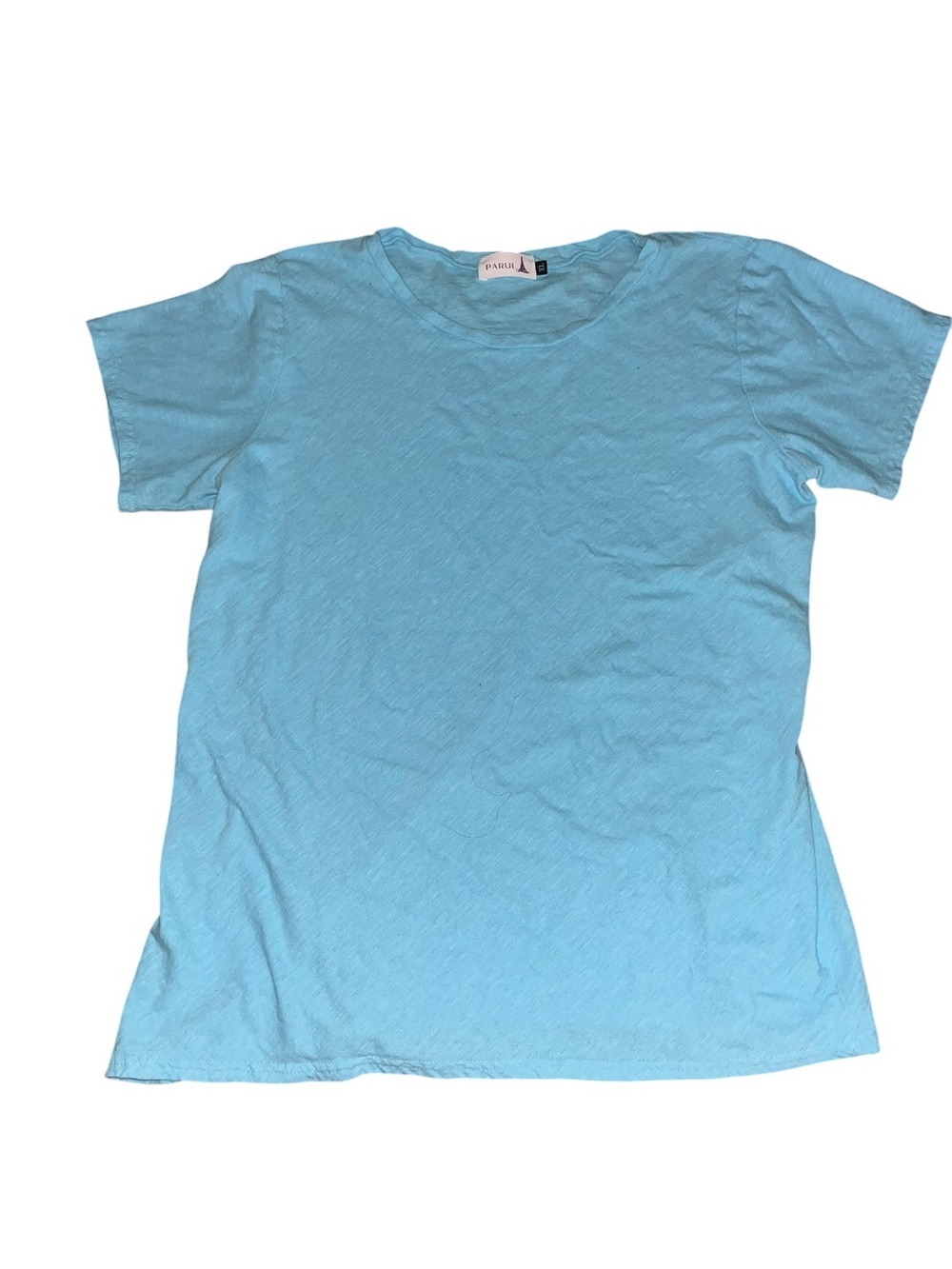 Light Blue Women’s Crew Neck Tee 
Size XL